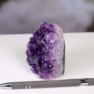 Uruguay Amethyst Mini Geode - 7x7x5cm - Harmonie und Entspannung – extra dunkler Qualität - NR 93