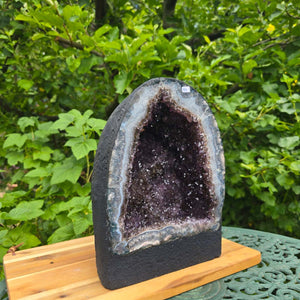 Amethyst Druse – Geode – Harmonie und Entspannung - 29x20x18cm - Nr. 94