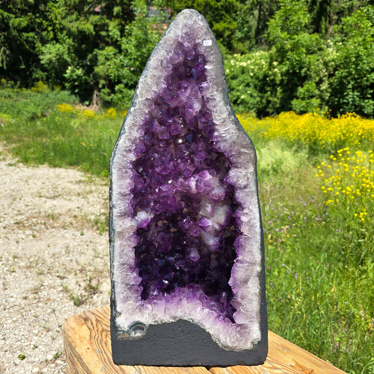 Amethyst Druse – Geode – Harmonie und Entspannung - 61x30x29cm - Nr. 95