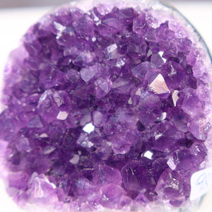 Uruguay Amethyst Mini Geode - 5x6x5cm - Harmonie und Entspannung – extra dunkler Qualität - NR 98