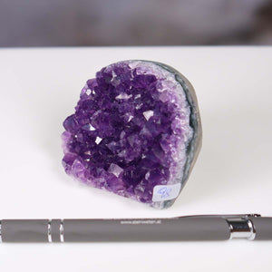 Uruguay Amethyst Mini Geode - 5x6x5cm - Harmonie und Entspannung – extra dunkler Qualität - NR 98