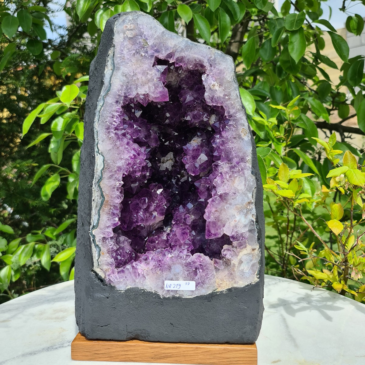 Amethyst mit großen Spitzen Nr. 219
