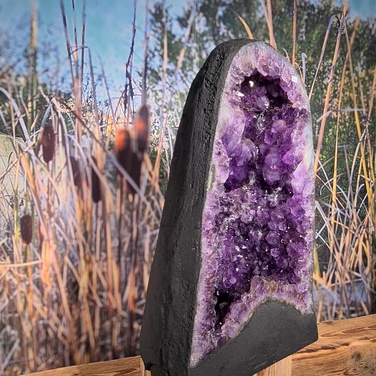 Kleine Amethystdruse als Dekoration