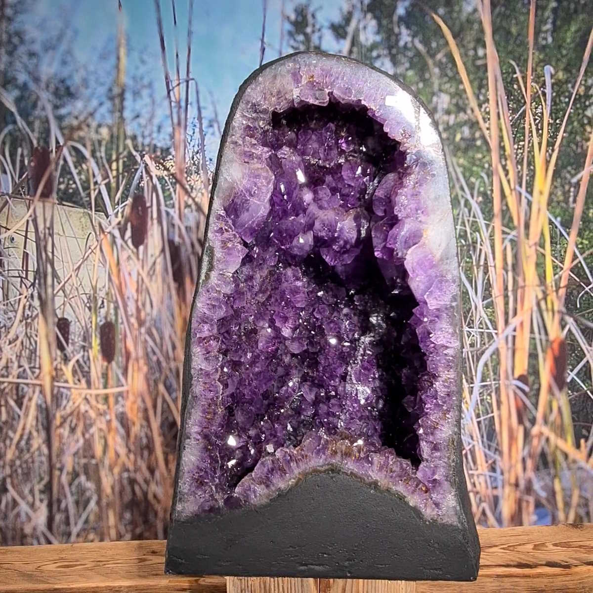 Kleine Amethystdruse als Dekoration