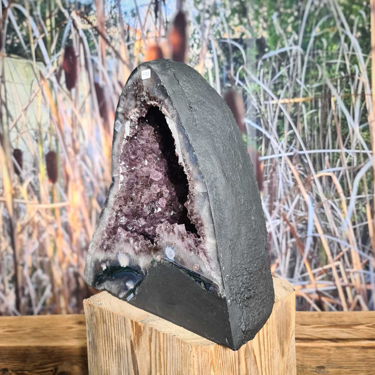 Amethyst mit Chalcedon 