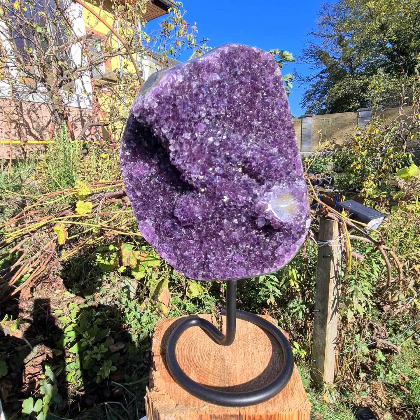 Amethyst Rohstein von Steinwelten 