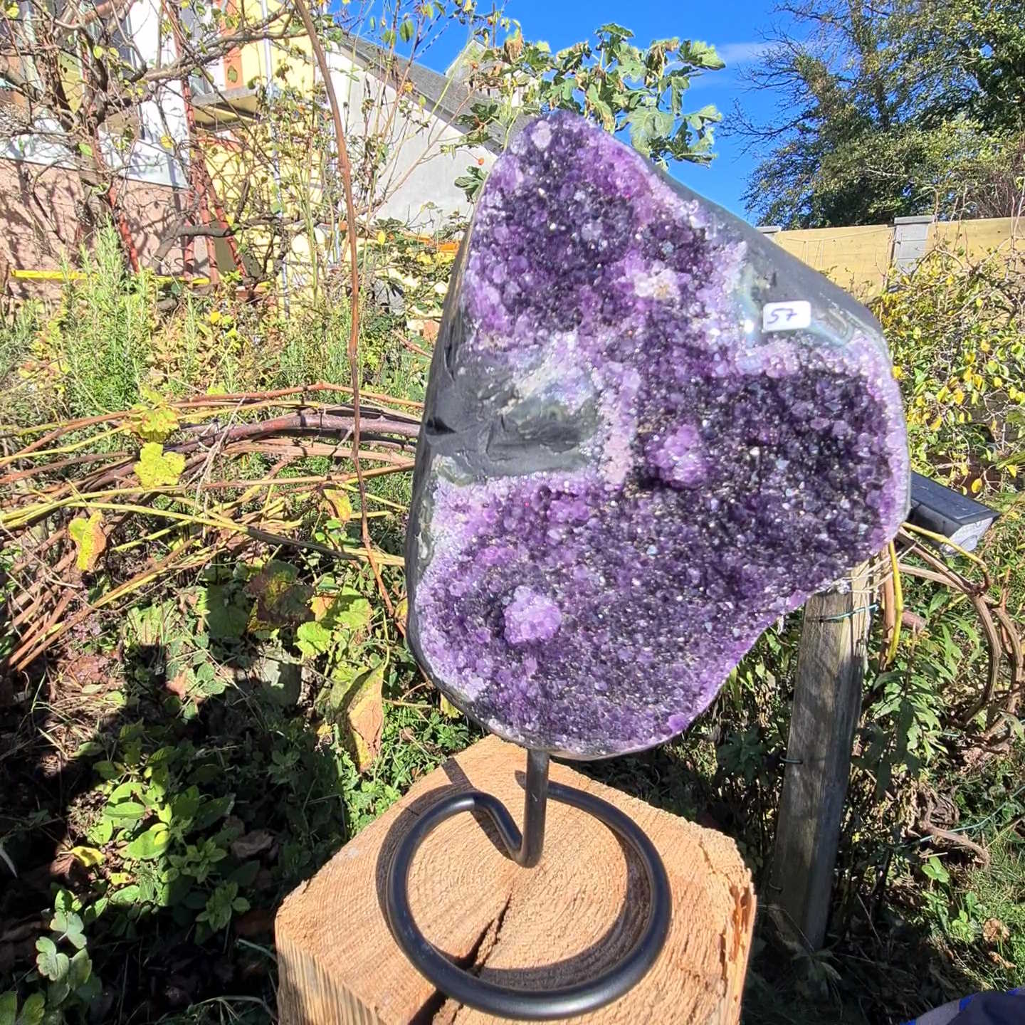 Amethyst Rohstück von Steinwelten 