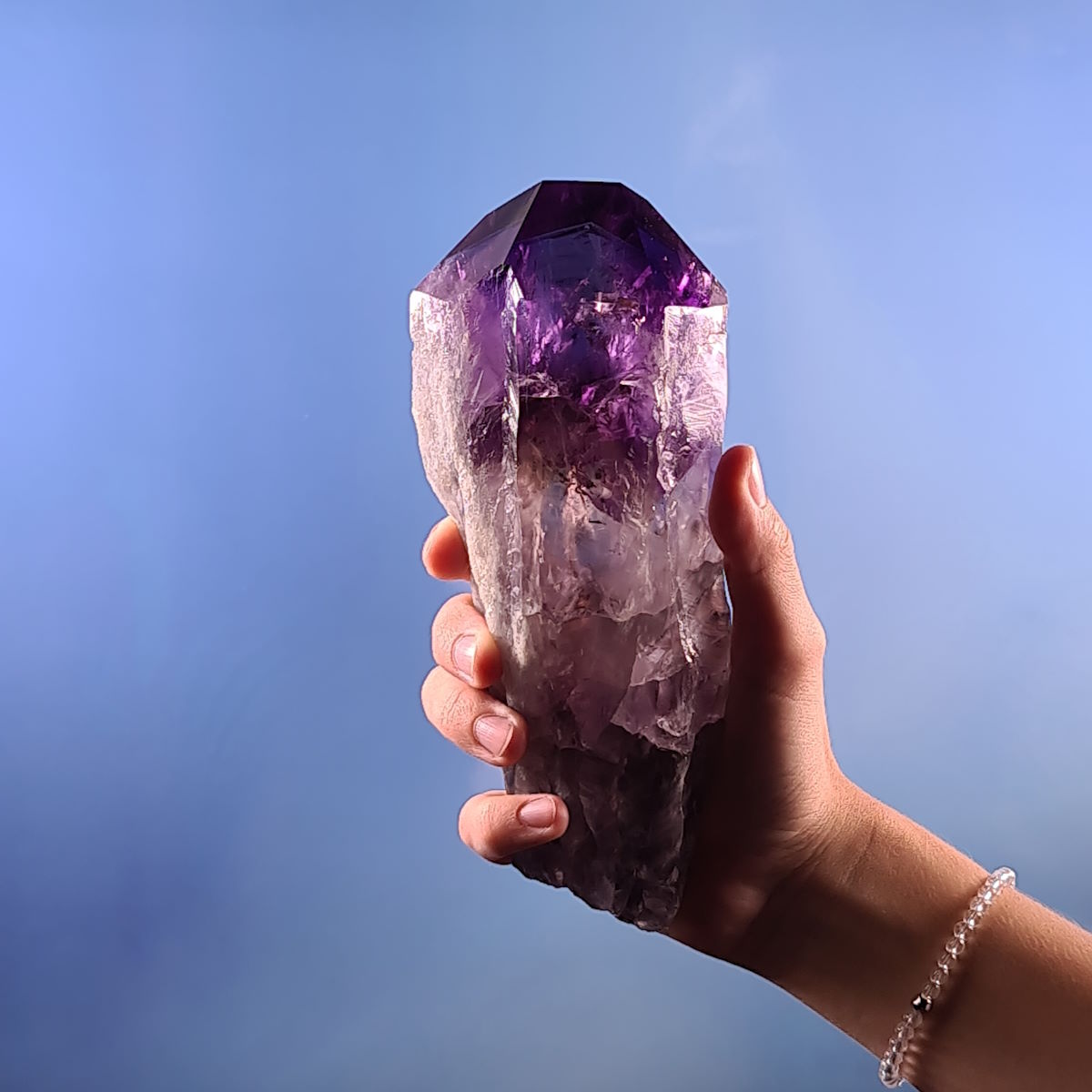 Kleine Amethyst Spitze roh von Steinwelten 