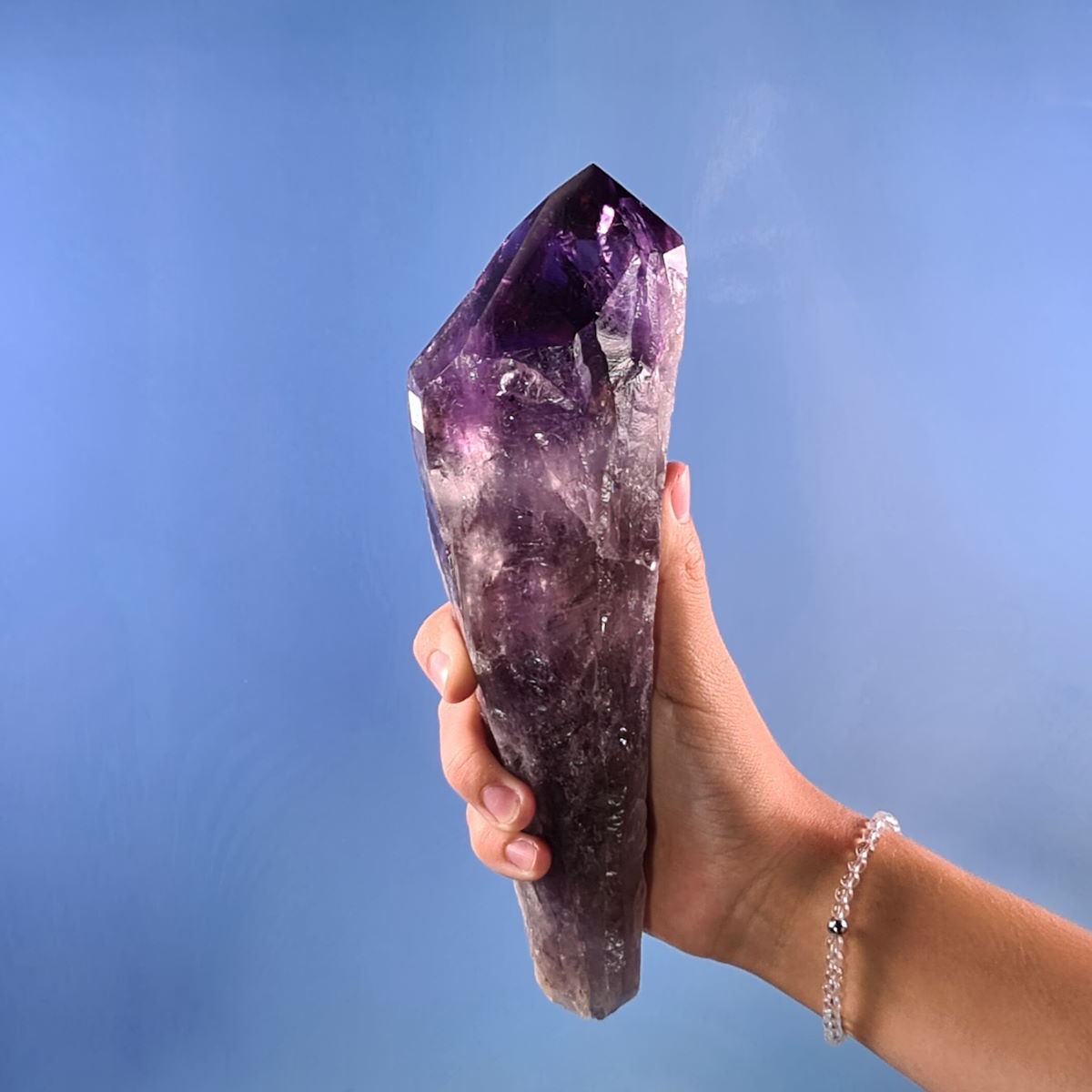 Rohes Amethyststück von Steinwelten 