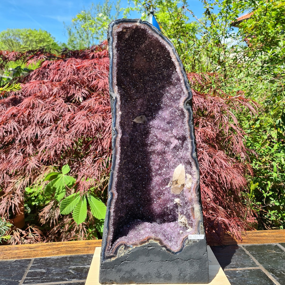 Amethyst mit Calcit 131