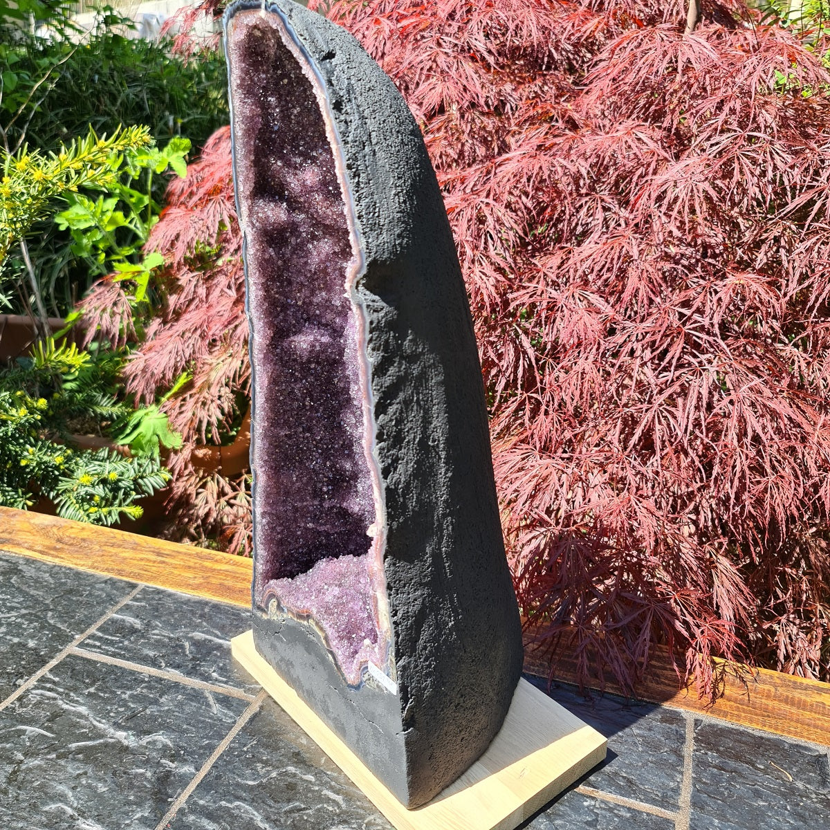 Amethyst mit Calcit 131