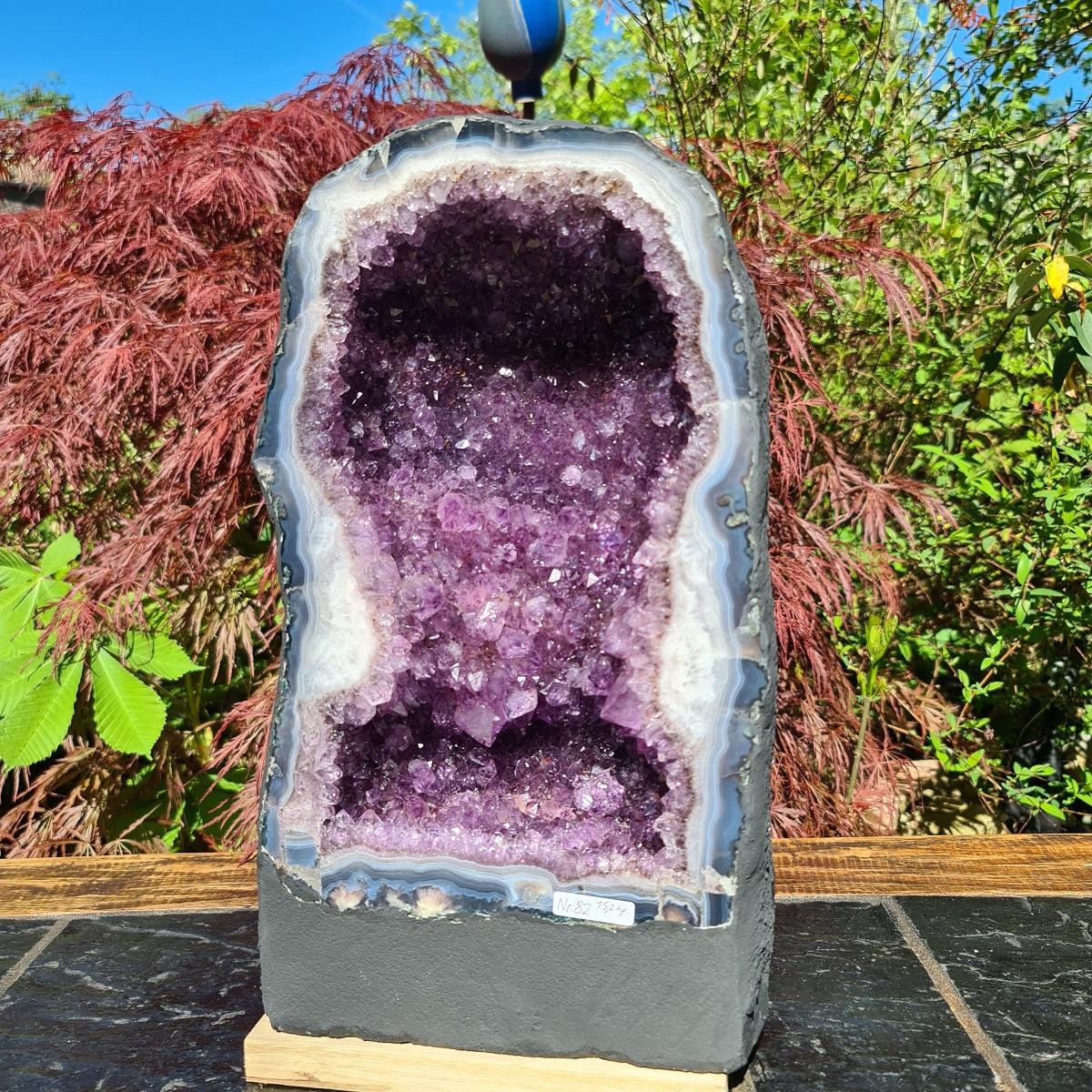 Amethyst Druse – Geode – Harmonie und Entspannung – UNIKAT Nr. 82 in e