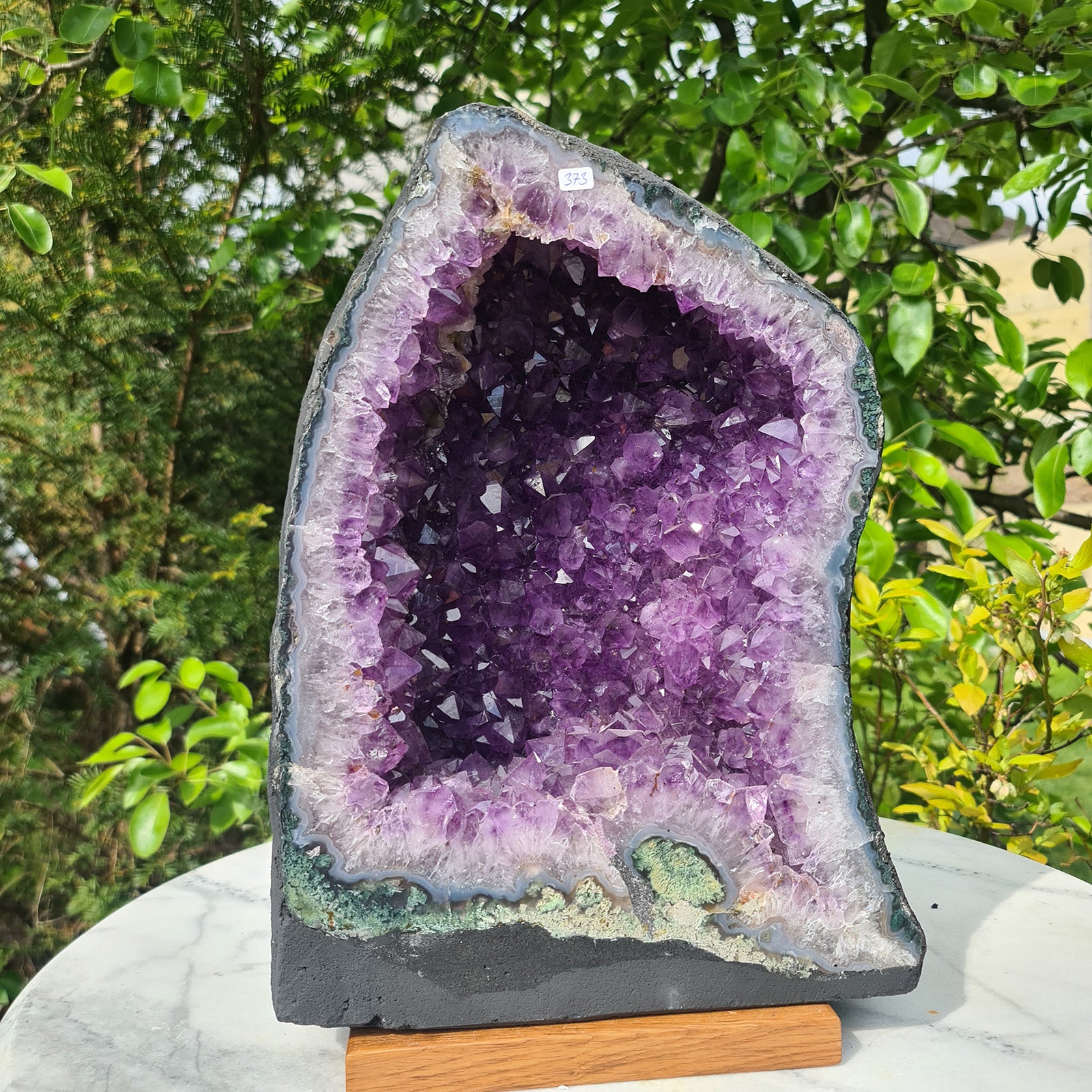Amethyst Geoden von Steinwelten  373