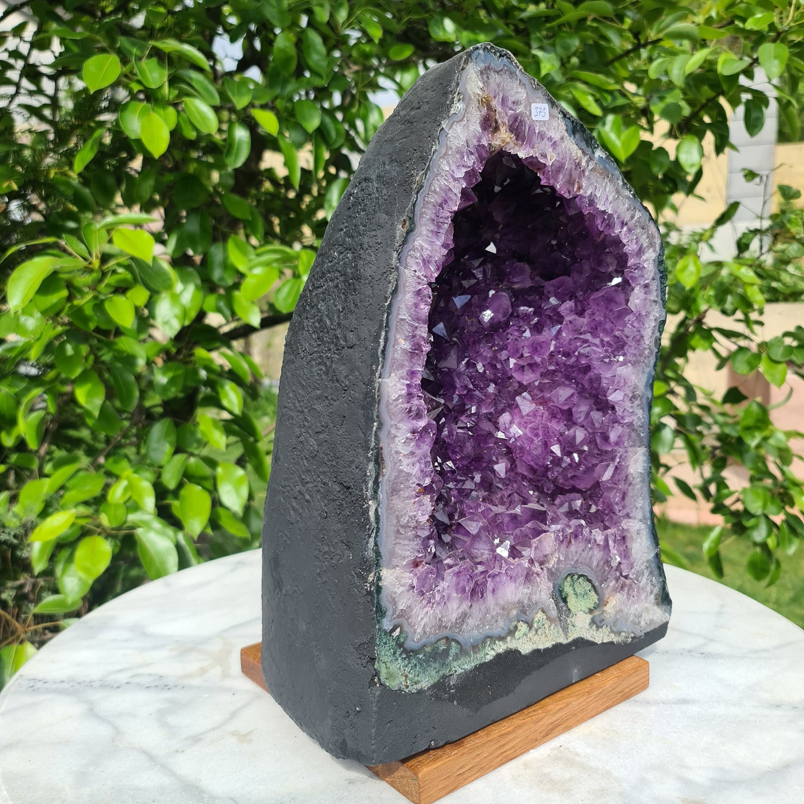 Amethyst Geoden von Steinwelten  373