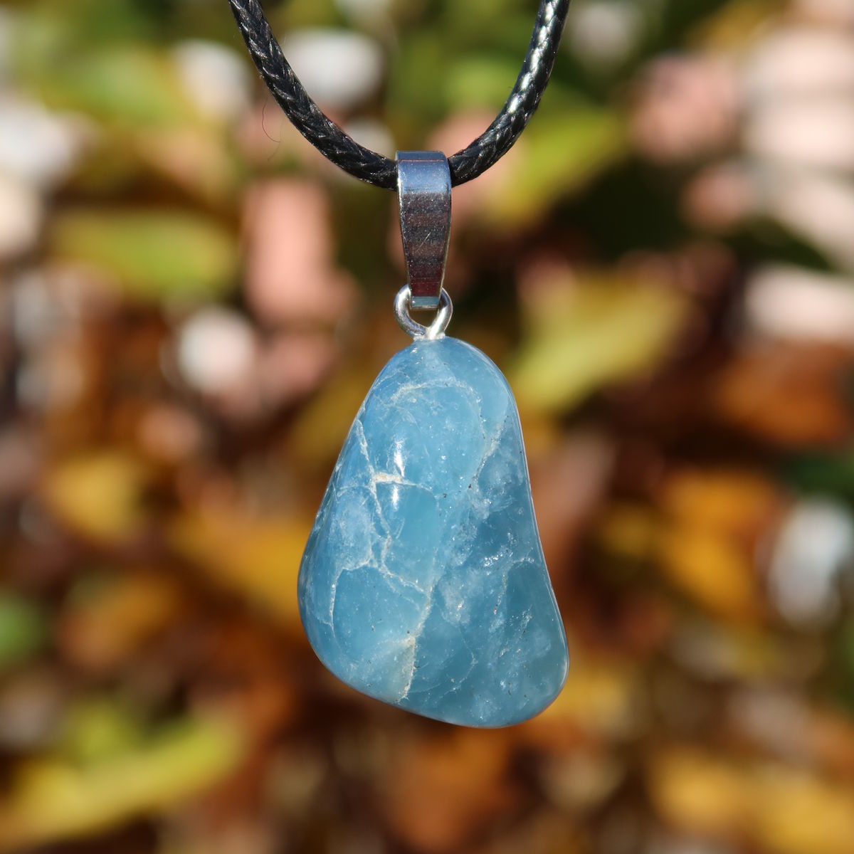 1A Qualität Aquamarin Anhänger 28mm - Ausgeglichenheit und frische Energie - UNIKAT Nr. 10, ein einzigartiges hellblaues Schmuckstück