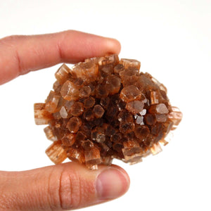 Natürliche Aragonit Kristall Stufe aus Marokko, 5x4 cm, sternförmig, für Sammler und Liebhaber natürlicher Mineralien