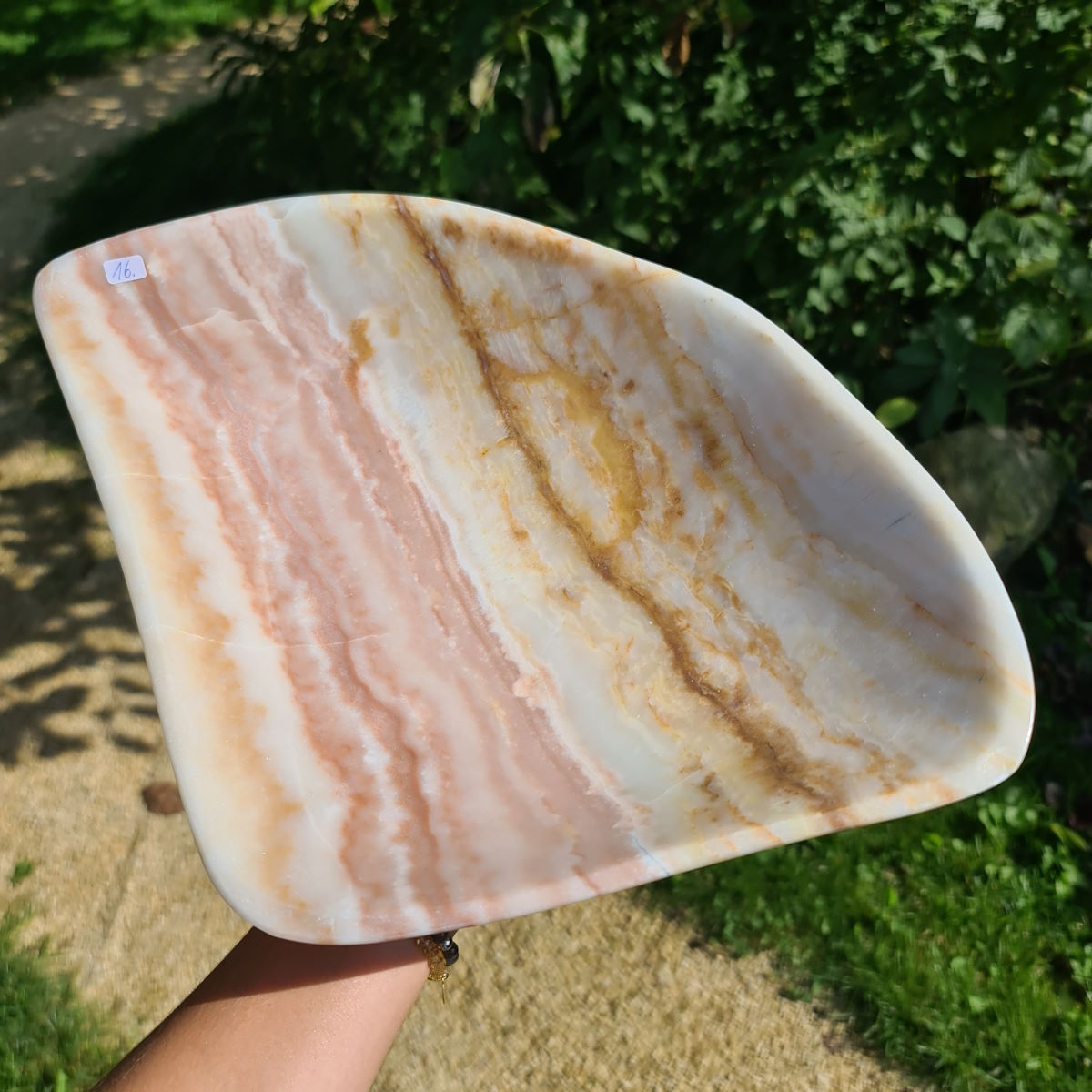 Aragonit gebändert von Steinwelten 