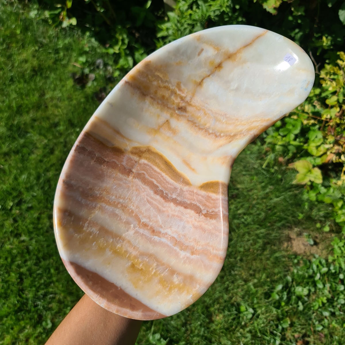 Aragonit Steinschale von Steinwelten 