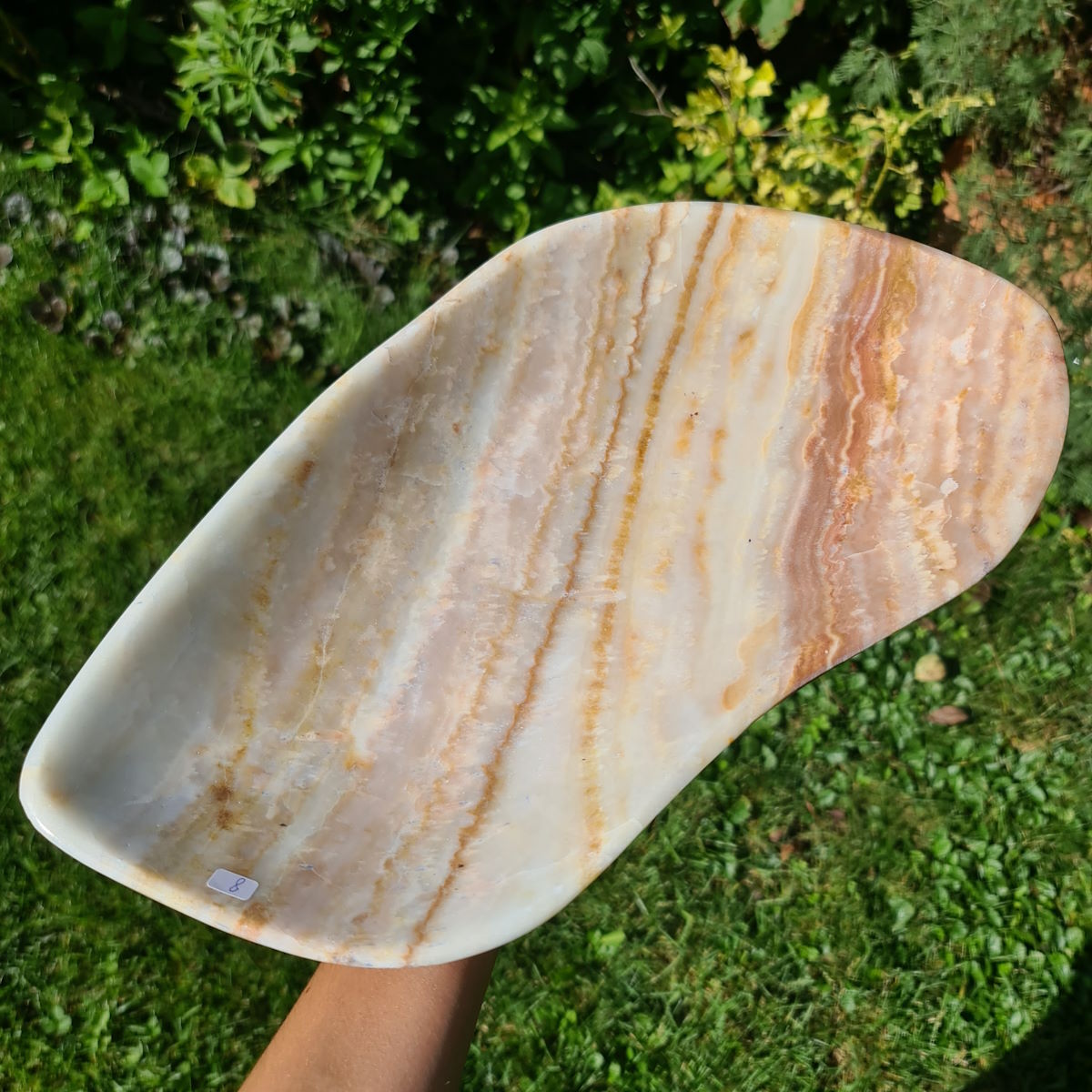 Poliert Edelsteinschale Aragonit Steinwelten 