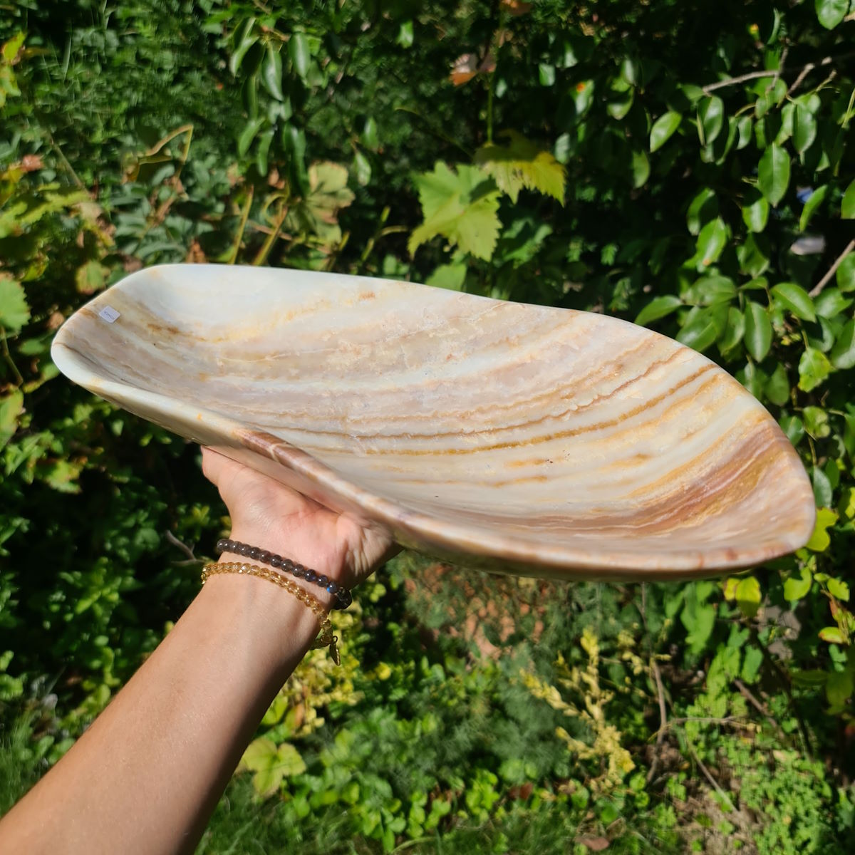 Poliert Edelsteinschale Aragonit Steinwelten 