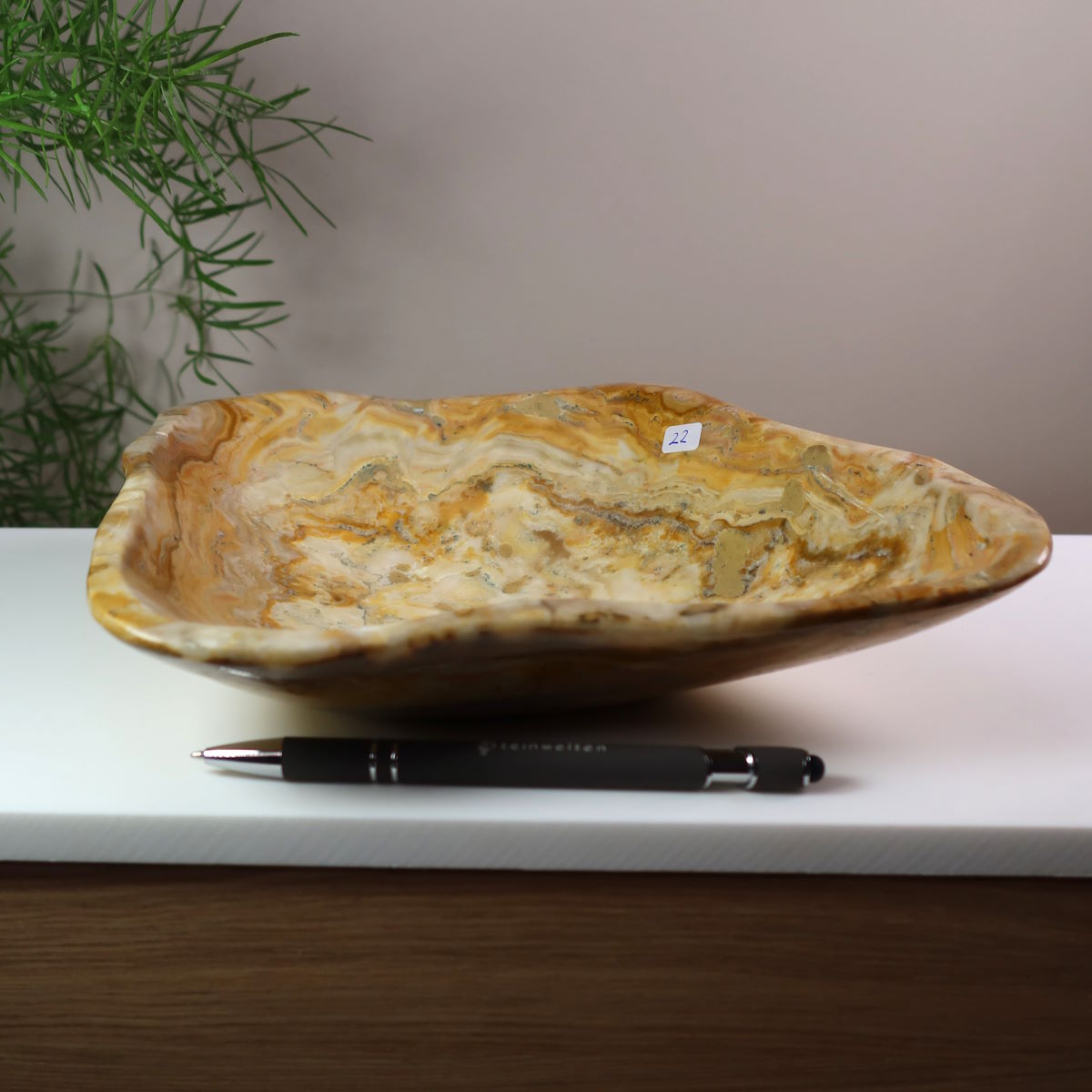 Aragonit Stein Schale 