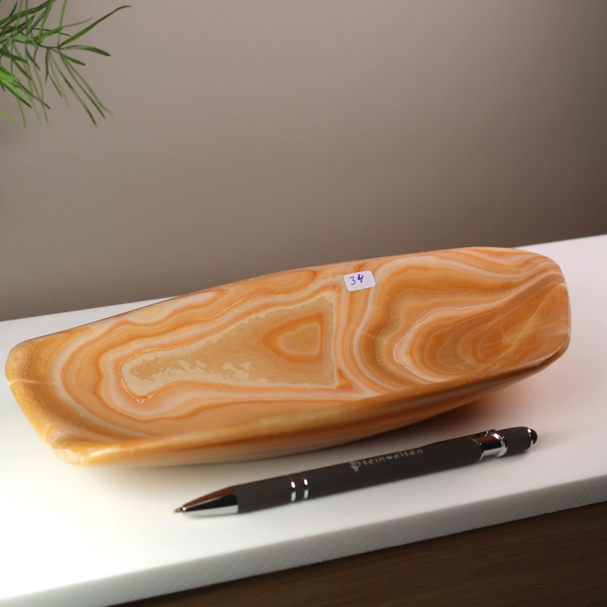 Aragonit Stein Schale 