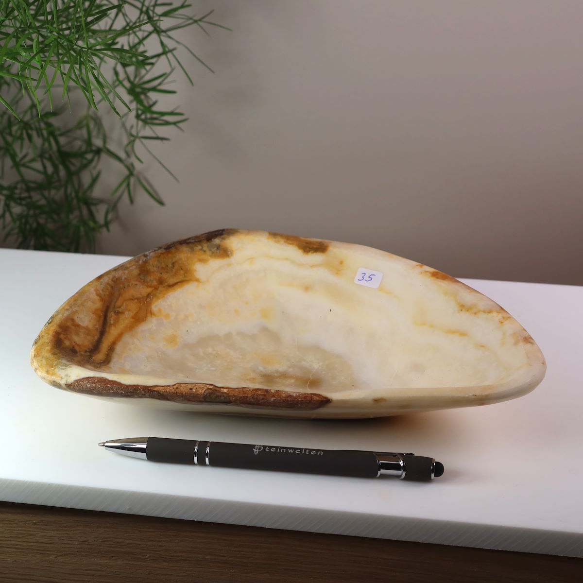 Polierte Aragonit Schale 