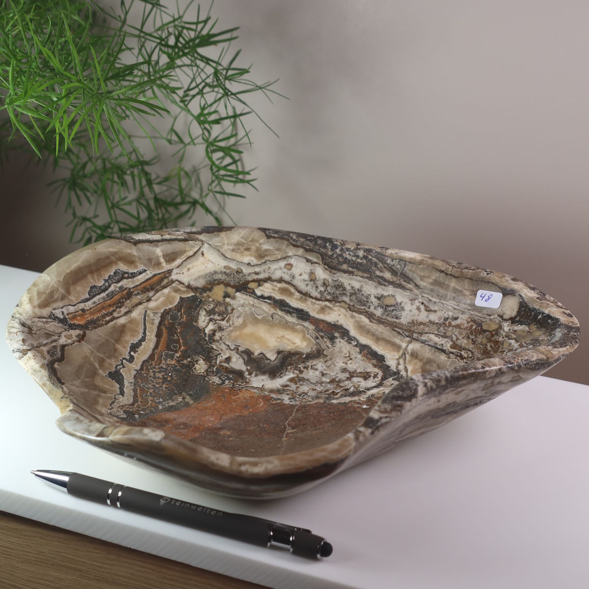 Aragonit Schale geschliffen 