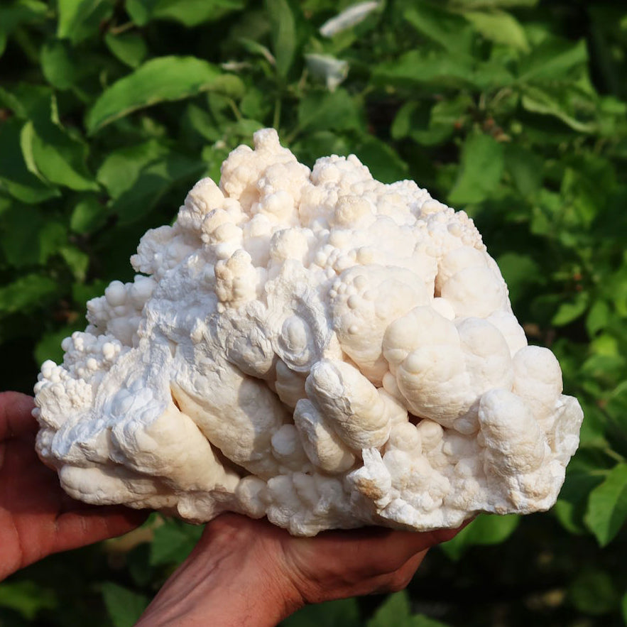 1A Stèle naturelle d'aragonite XL – Région de Sefrou, Maroc - 12,6 kg - 30x25x20 cm - N° 1