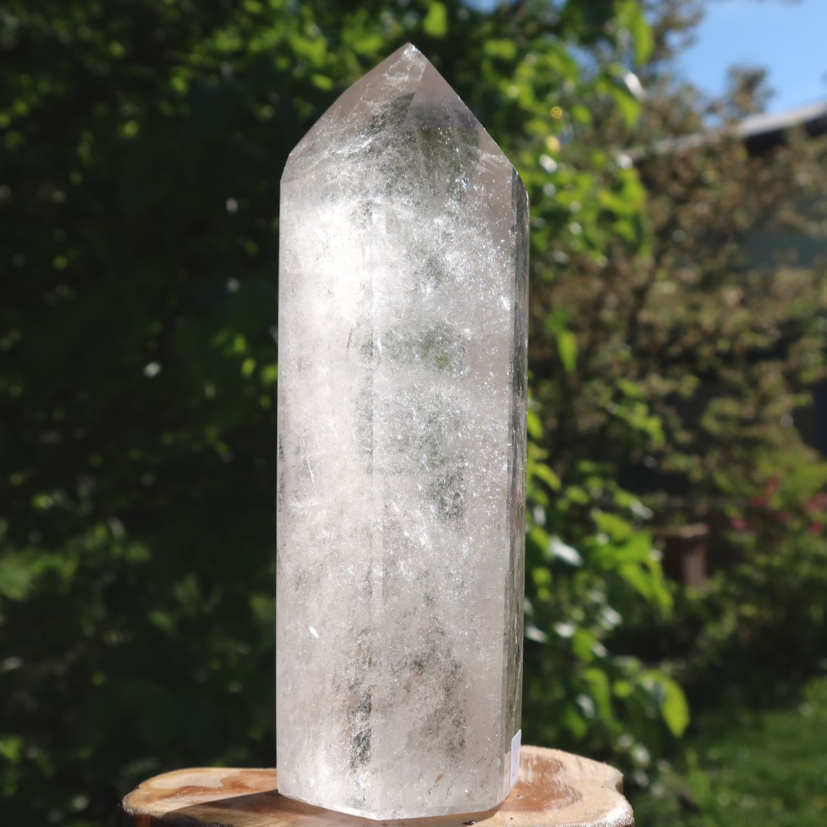 Bergkristall Obelisk geschliffen 