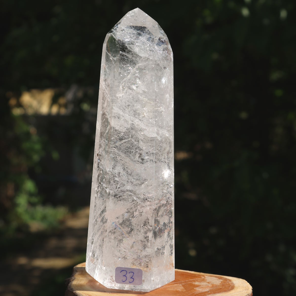 Bergkristall Obelisk Steinwelten 