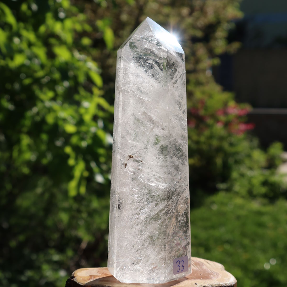 Bergkristall Obelisk Steinwelten 