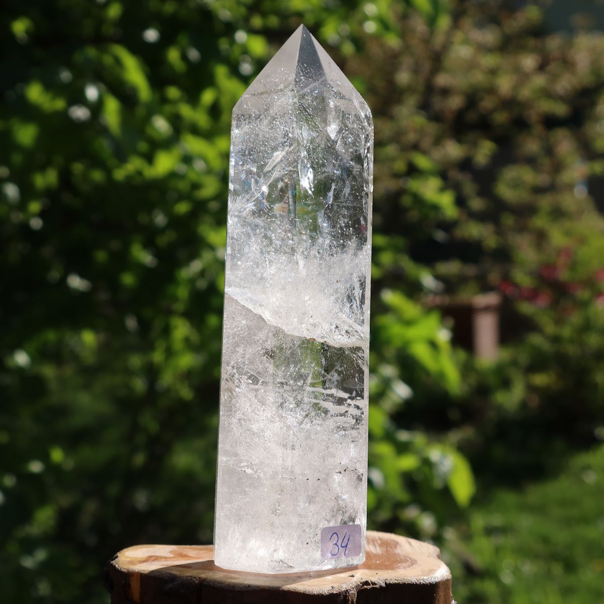 Obelisk aus Bergkristall