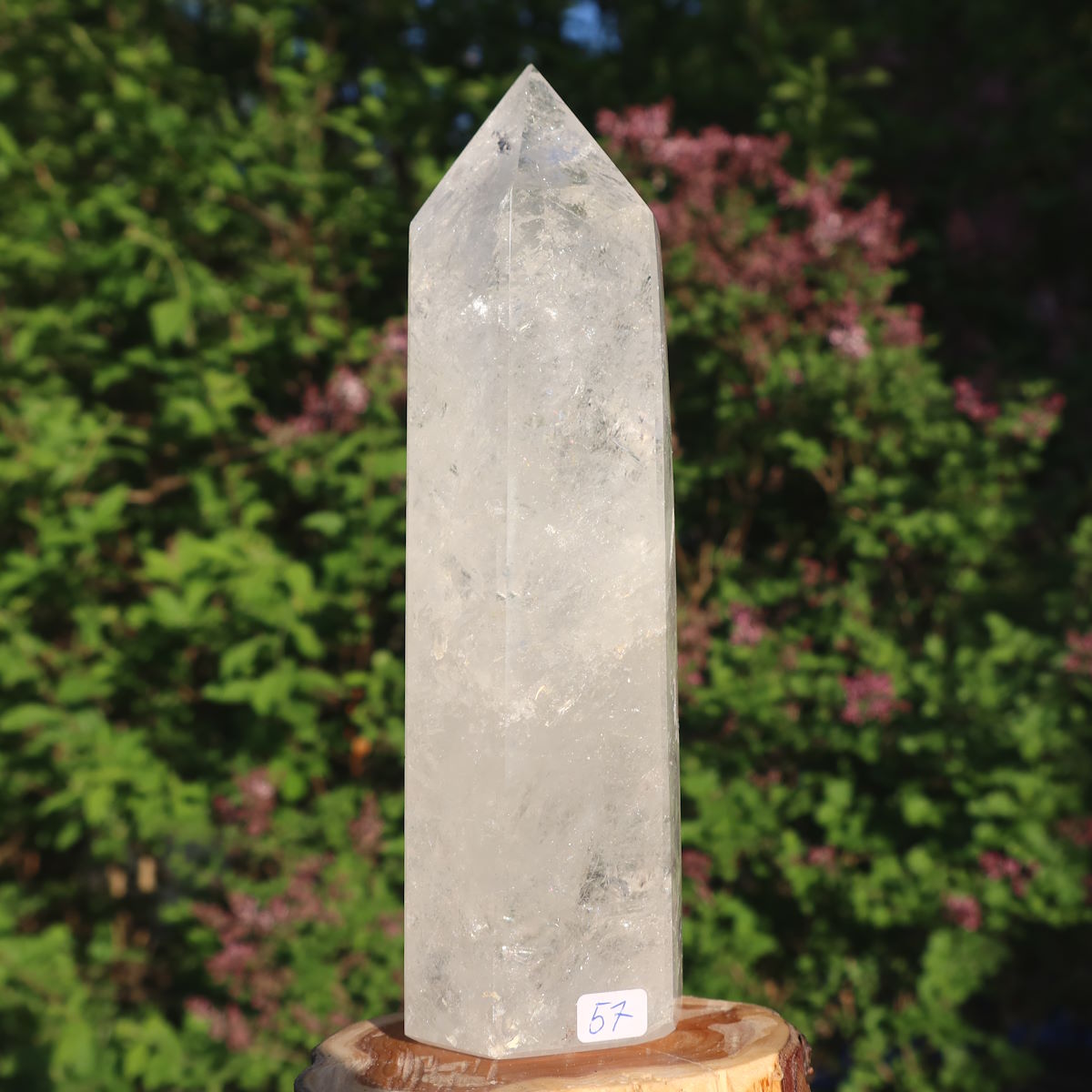 Bergkristall Obelisk zur Dekoration 