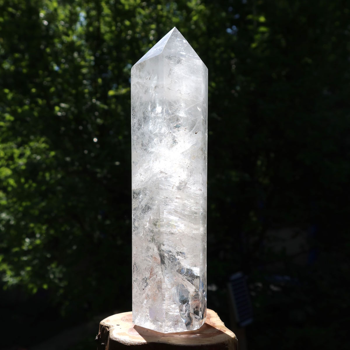 Bergkristall für das Reinigen der Räume 