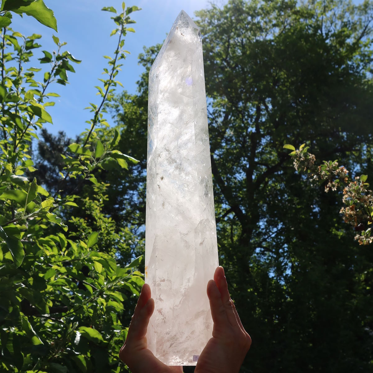 Bergkristall Obelisk Steinwelten 