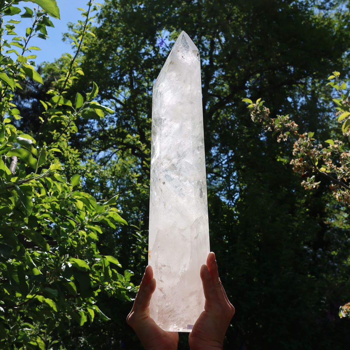 Bergkristall Obelisk Steinwelten 