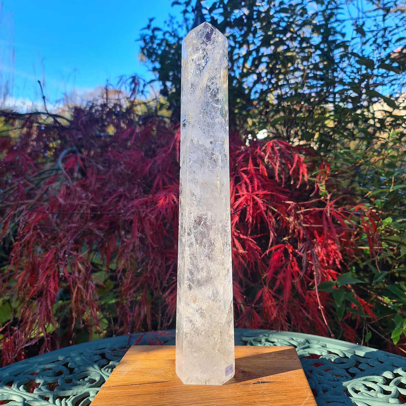 Geschliffener Bergkristall Turm