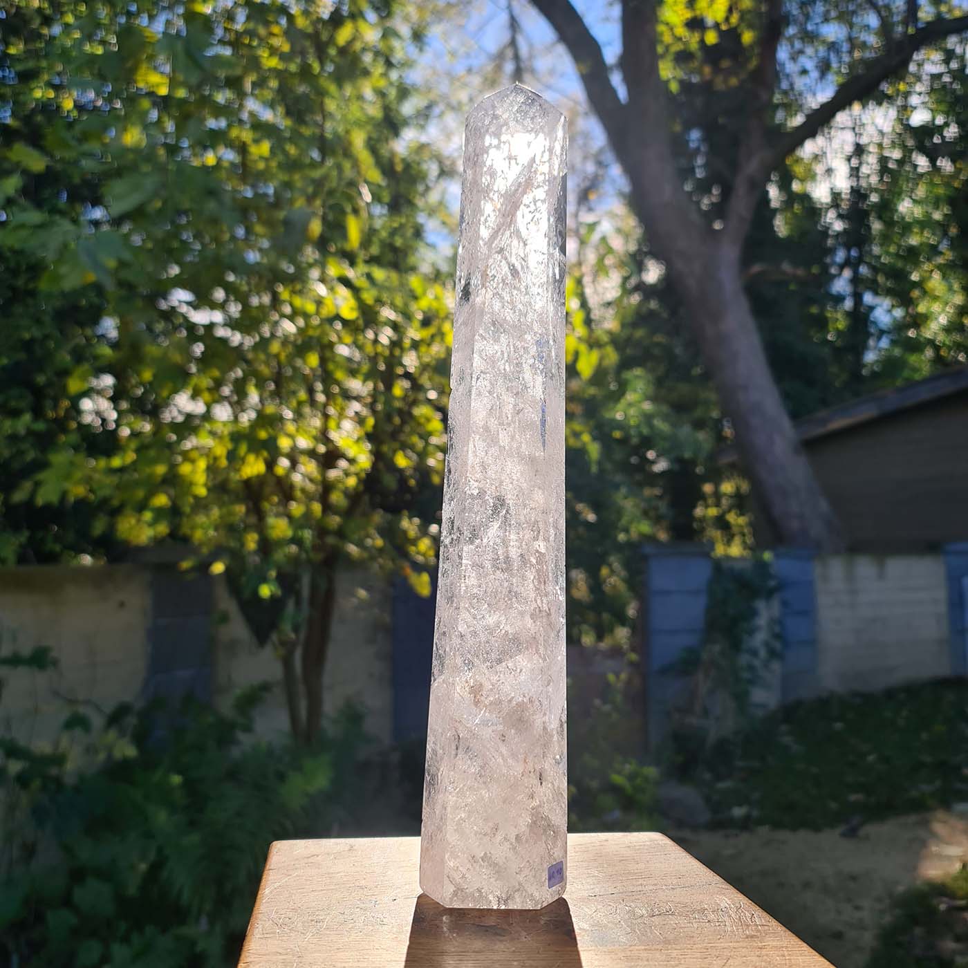 Geschliffener Bergkristall Turm