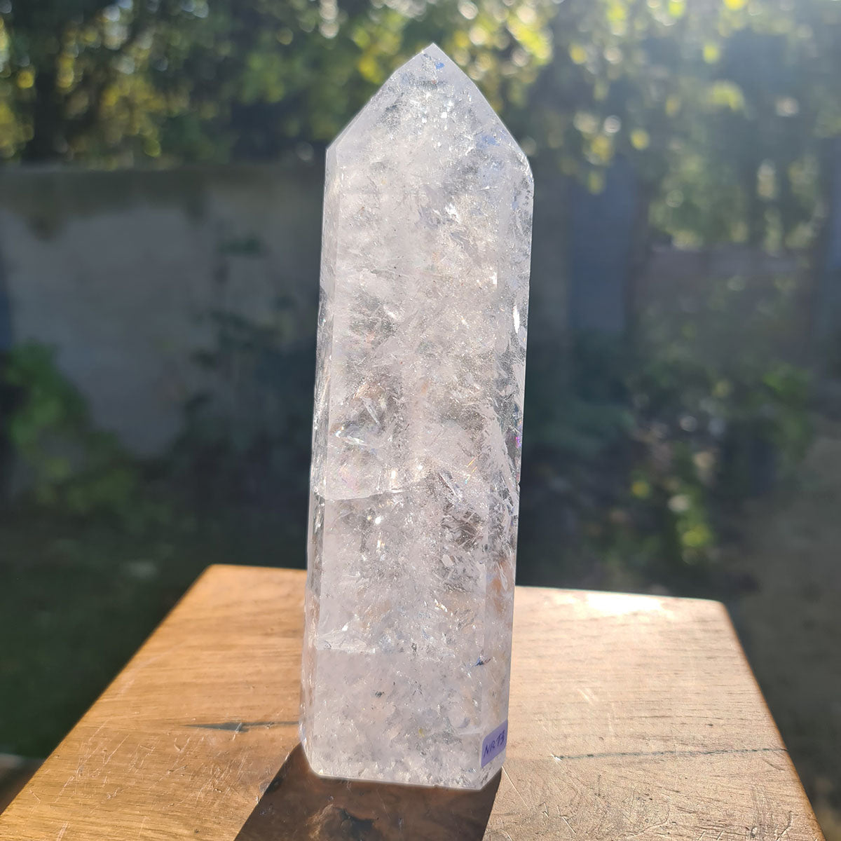 Bergkristall Obelisk als Dekoration