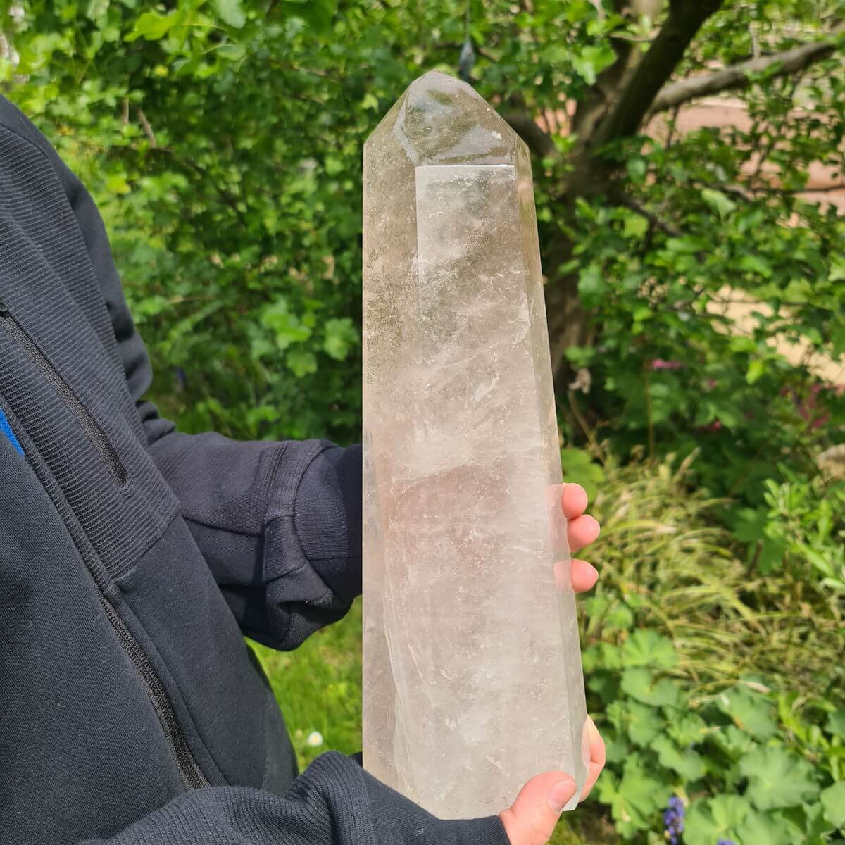 Großer Bergkristallturm geschliffen 