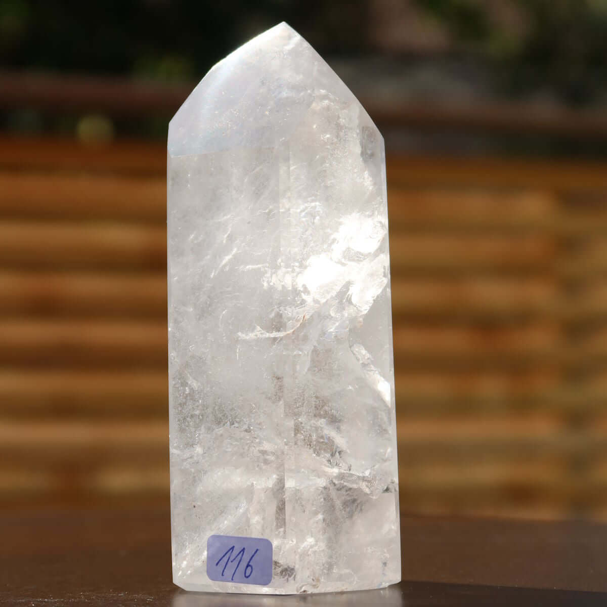 Bergkristall Spitze geschliffen 