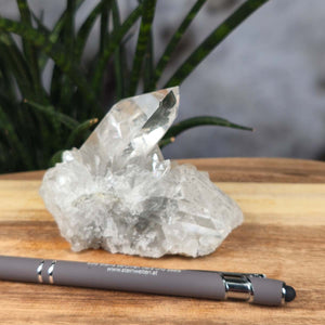 Bergkristall Stufe 1A Qualität, 7x10x8 cm - Klarheit und Fokus - UNIKAT Nr. 26, natürliche brasilianische Kristallformation