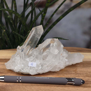 Bergkristall Stufe 1A Qualität, 7x15x8 cm - Klarheit und Fokus - UNIKAT Nr. 4, natürliche Kristallformation aus Brasilien