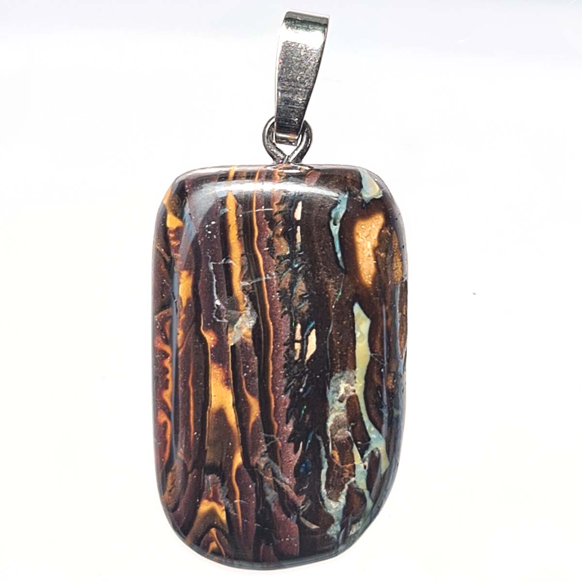 Boulder Opal Edelsteinanhänger