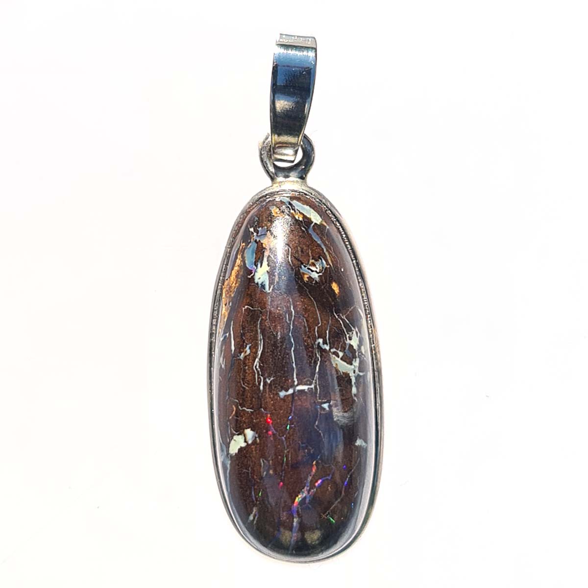 Boulder-Opal-Silberschlaufe-Nr.30