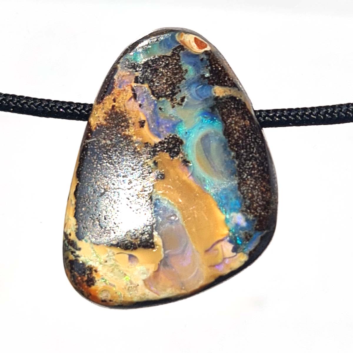 Boulderopal gebohrt als Anhänger kaufen in Graz