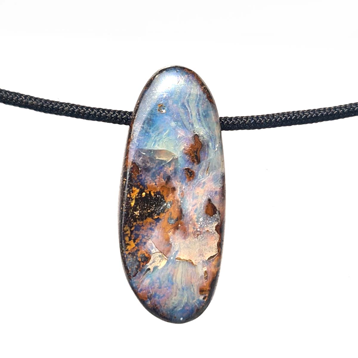 Boulder Opal Kettenanhänger von Steinwelten