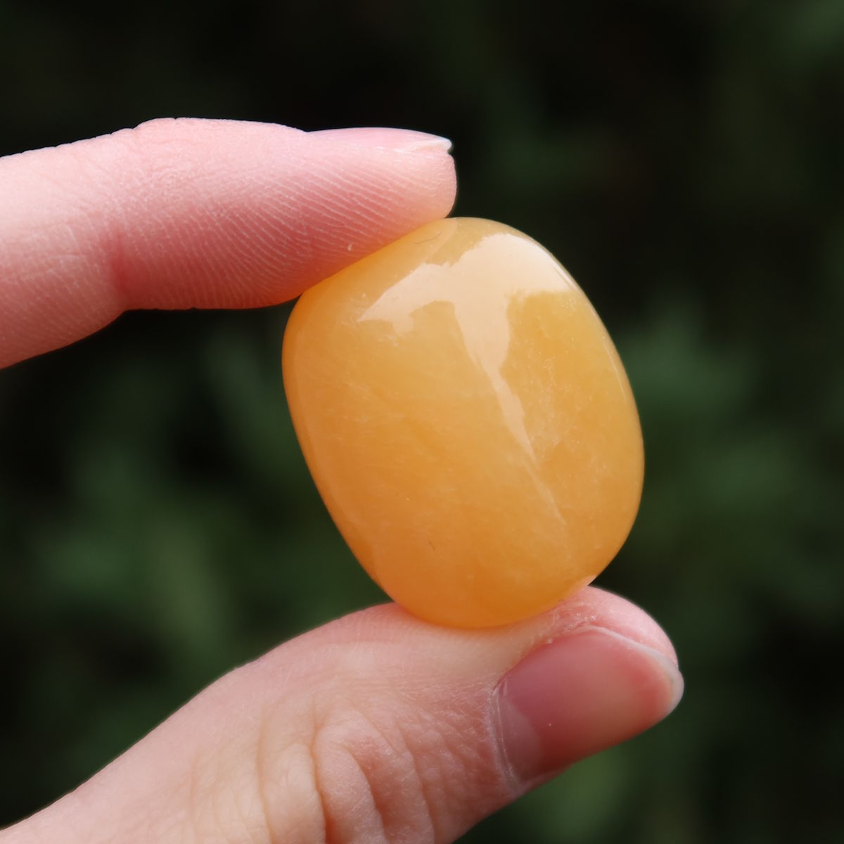 Calcit orange Handschmeichler - Selbstvertrauen und Positivität - Nr. 10