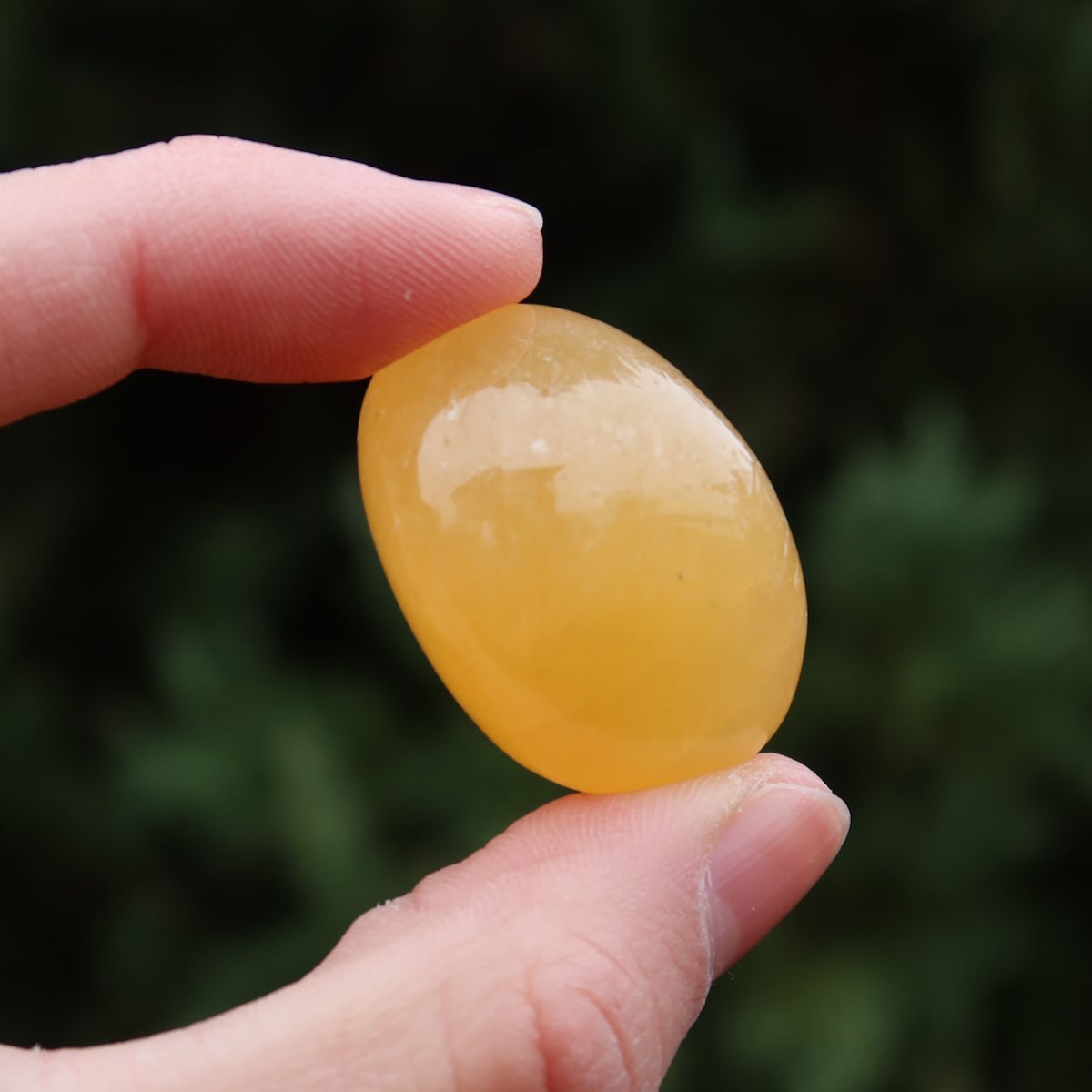 Calcit orange Handschmeichler - Selbstvertrauen und Positivität - Nr. 12